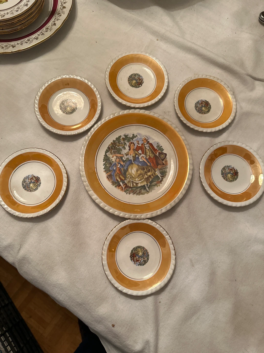 Vintage Decorative Plates - Set of 7