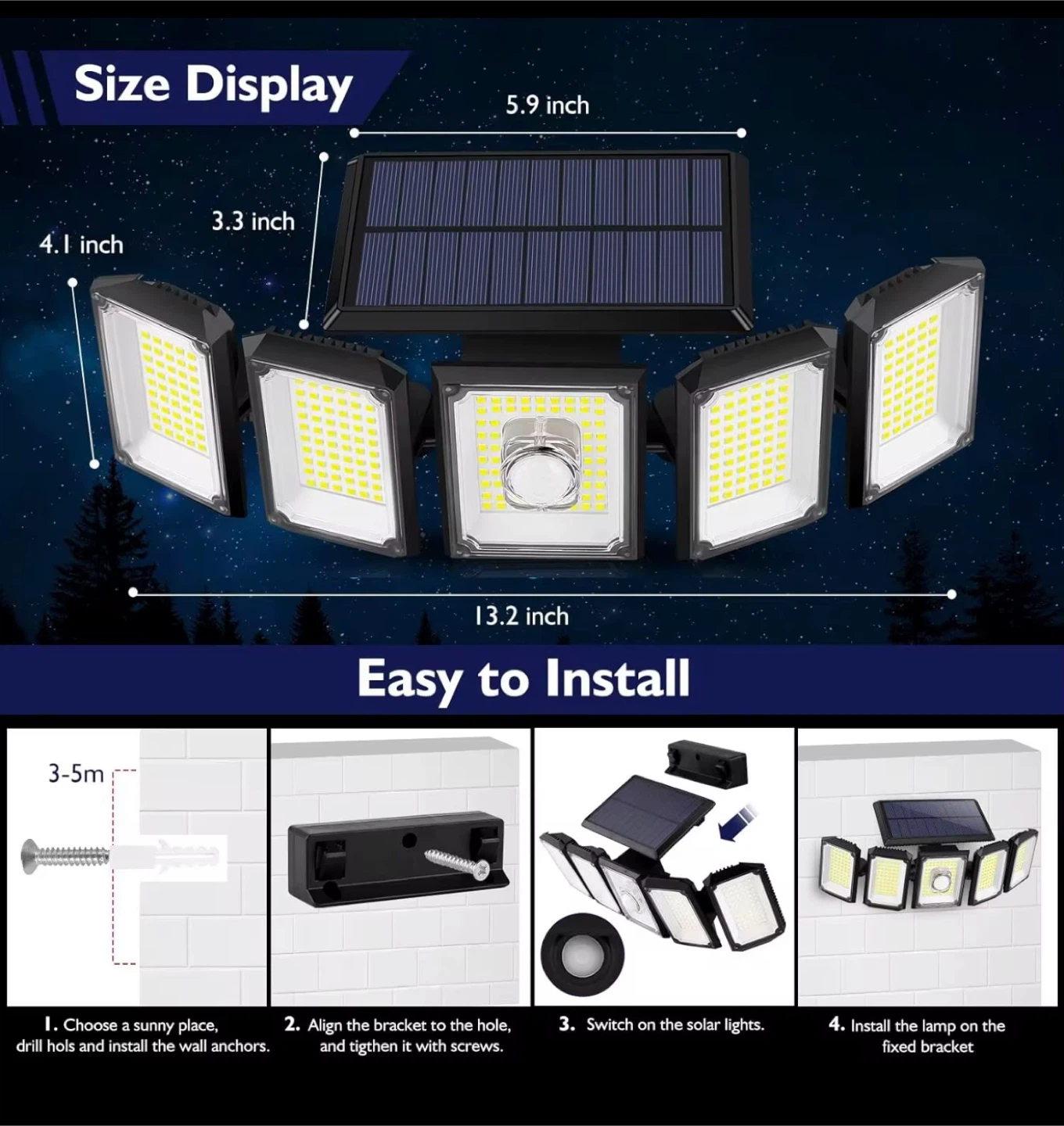 Solar Powered Outdoor Light - photo 3
