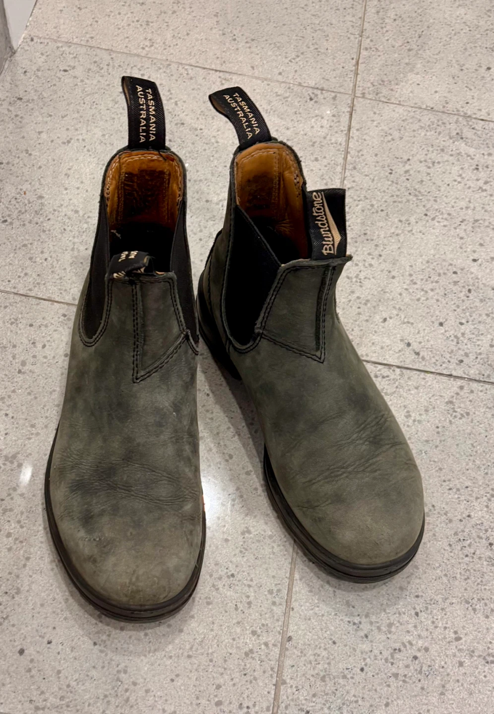 Blundstone Boots, Size 5.5, Grey