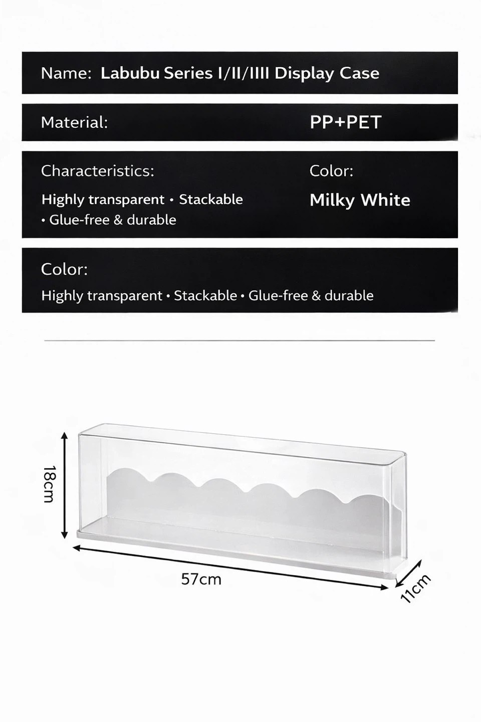 Labubu Series I/II/IIII Display Case - photo 3
