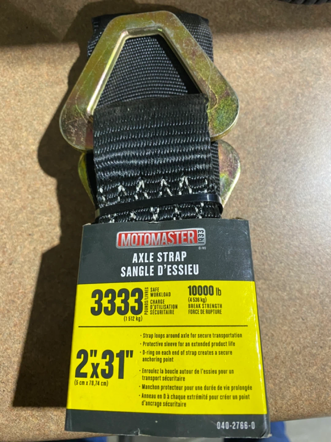 MotoMaster Axle Strap - New in Box!