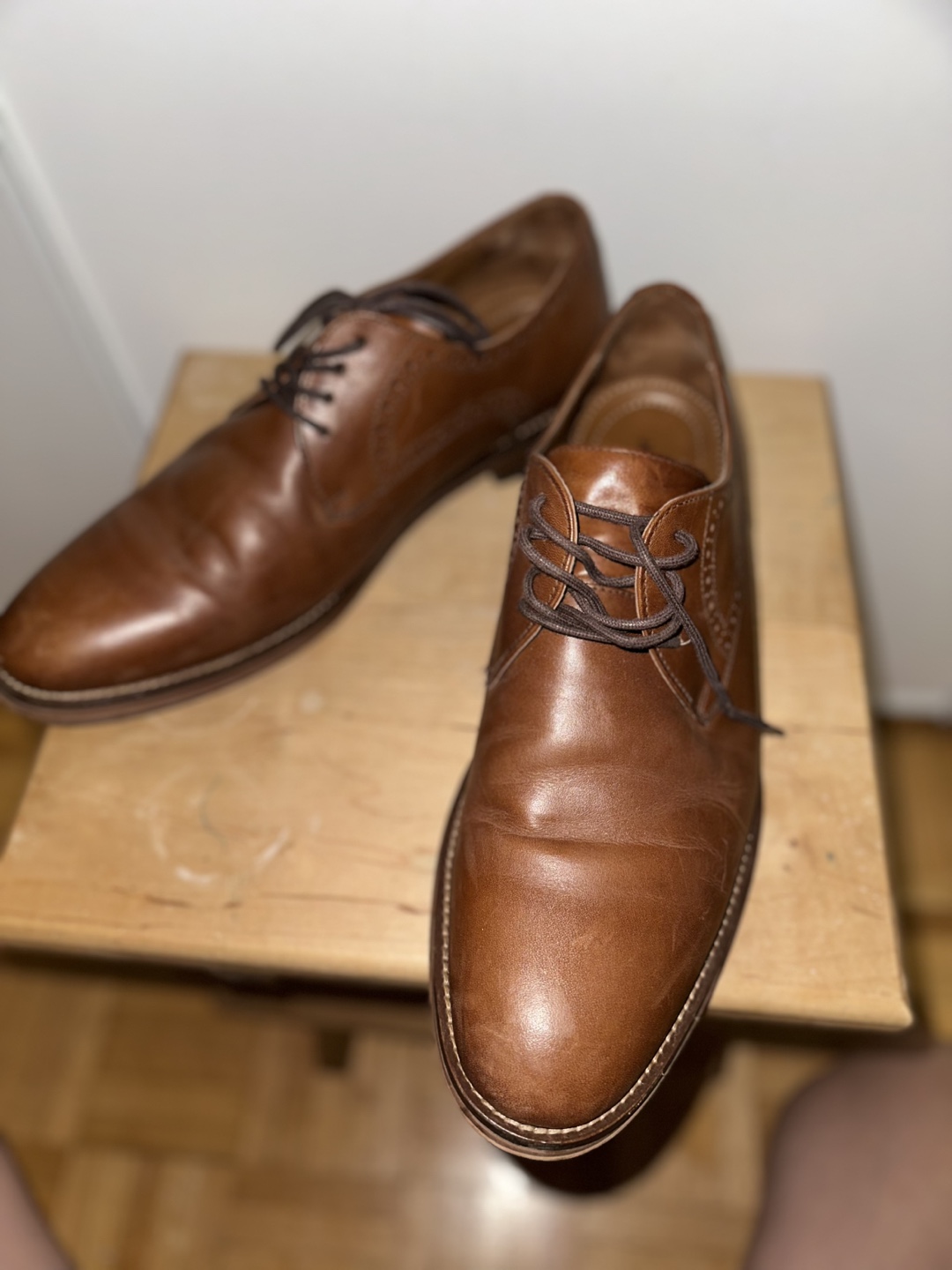 Johnston & Murphy Brown Leather Dress Shoes - Size 10M - photo 2
