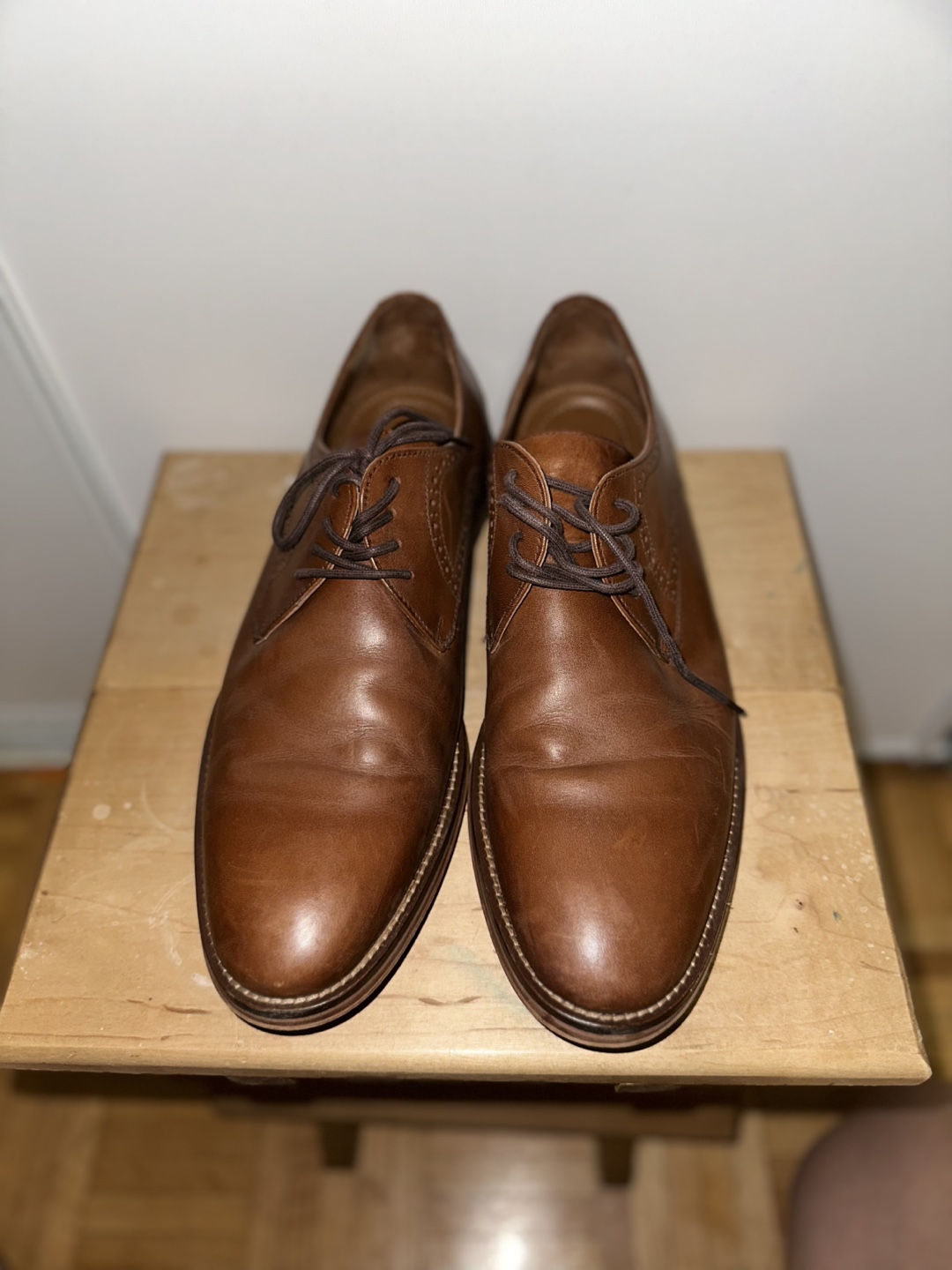 Johnston & Murphy Brown Leather Dress Shoes - Size 10M - photo 3