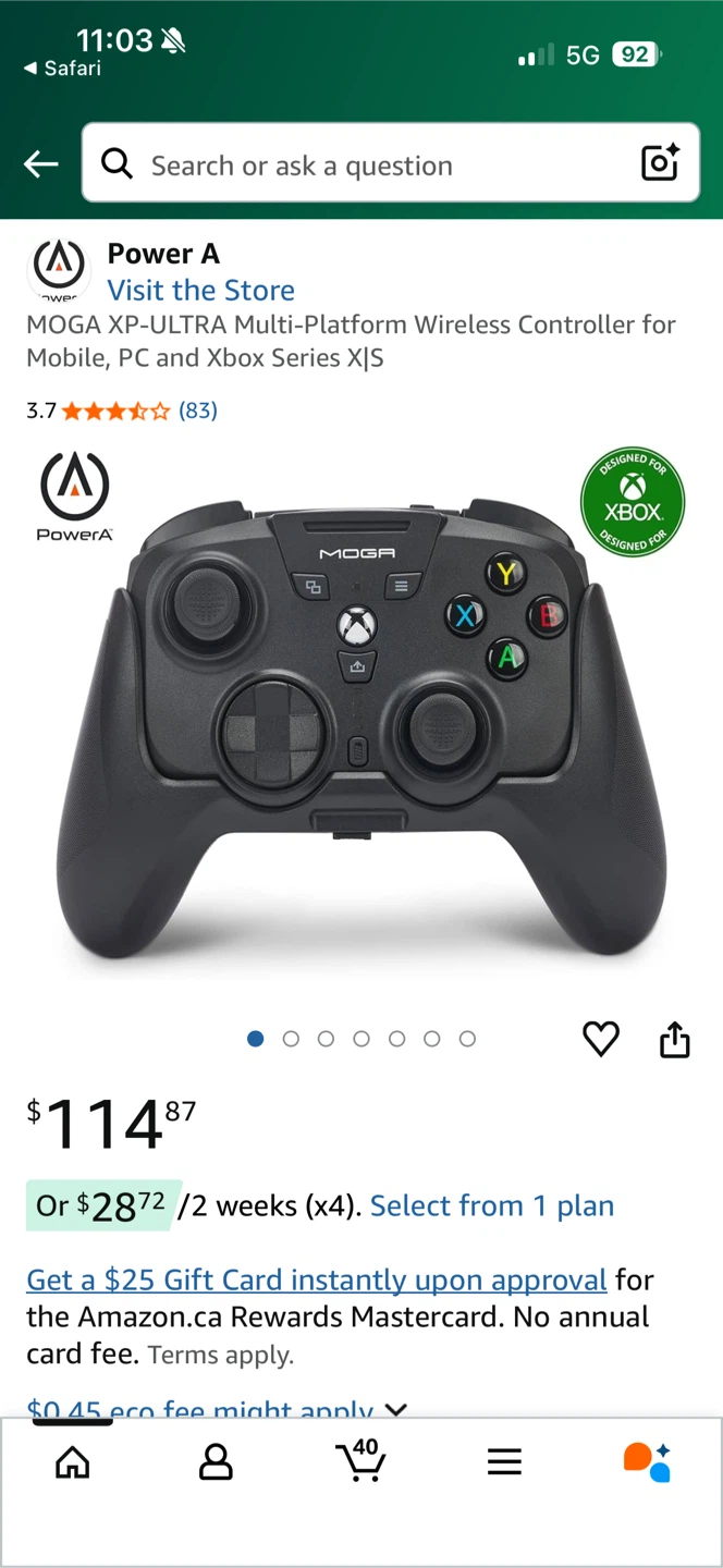 MOGA XP-ULTRA Multi-Platform Wireless Controller - NEW - photo 2