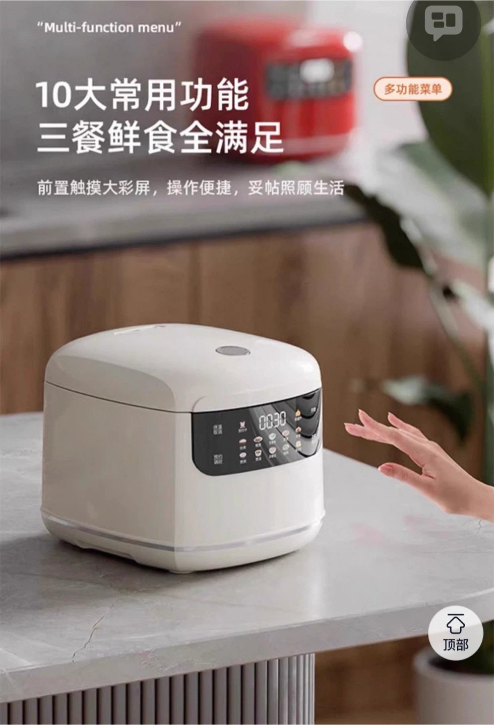 Electric Rice Cooker - 2L Capacity