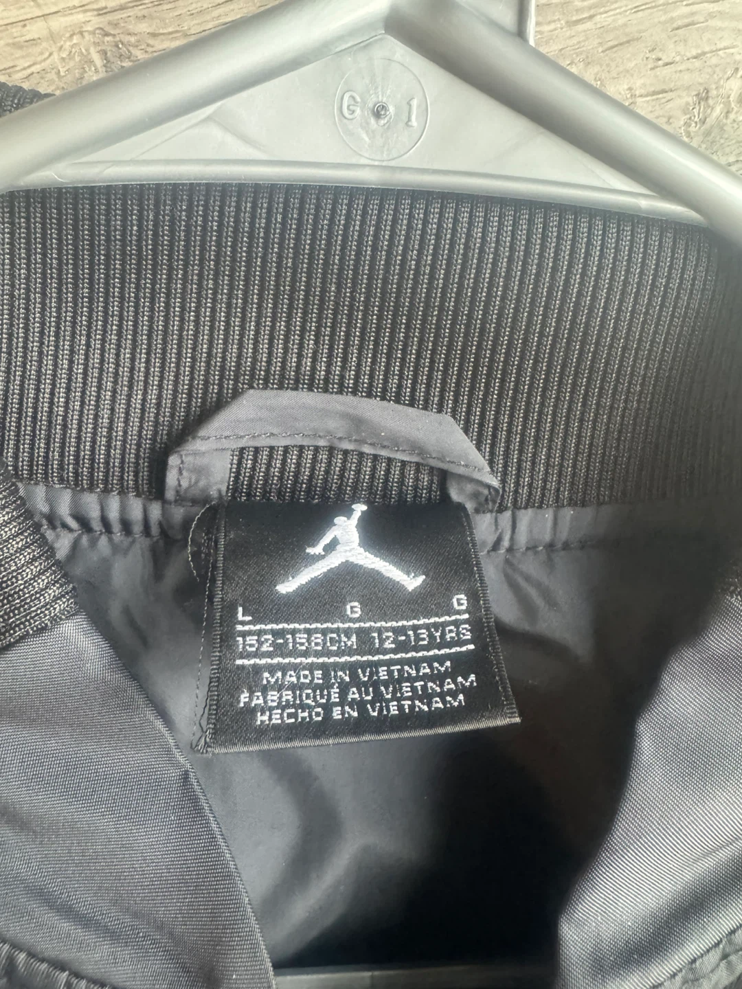 Jordan Bomber Jacket, Size L, Black - photo 3