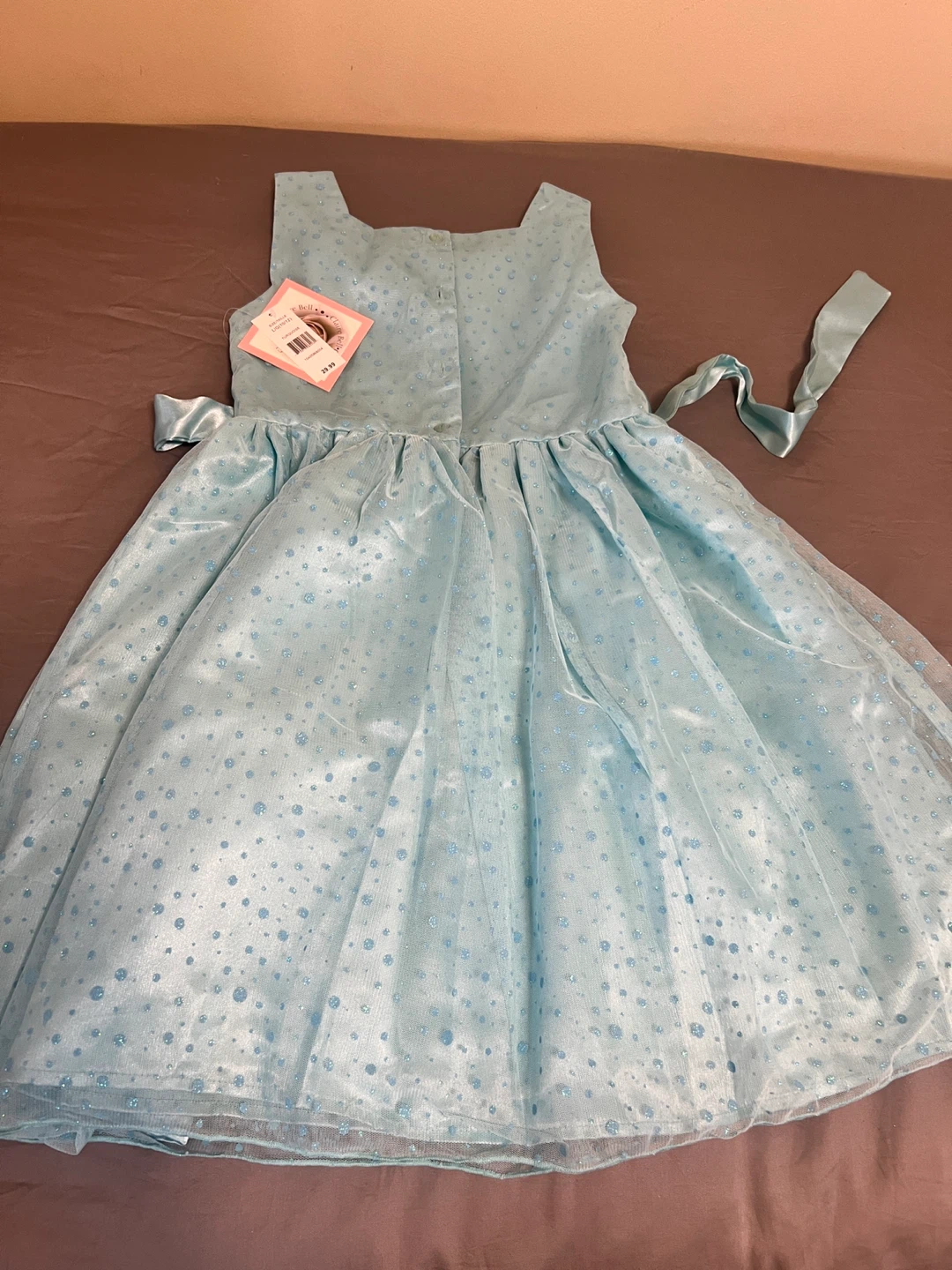 Claire Bell Turquoise Dress - Size L (10/12) - photo 2