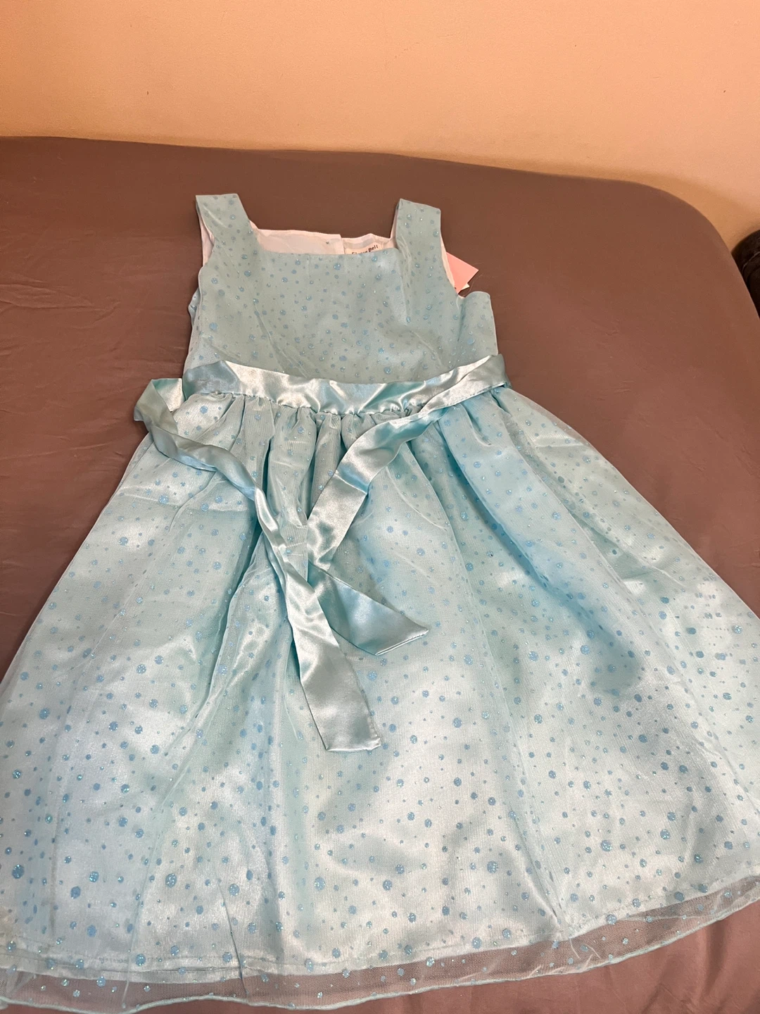 Claire Bell Turquoise Dress - Size L (10/12)