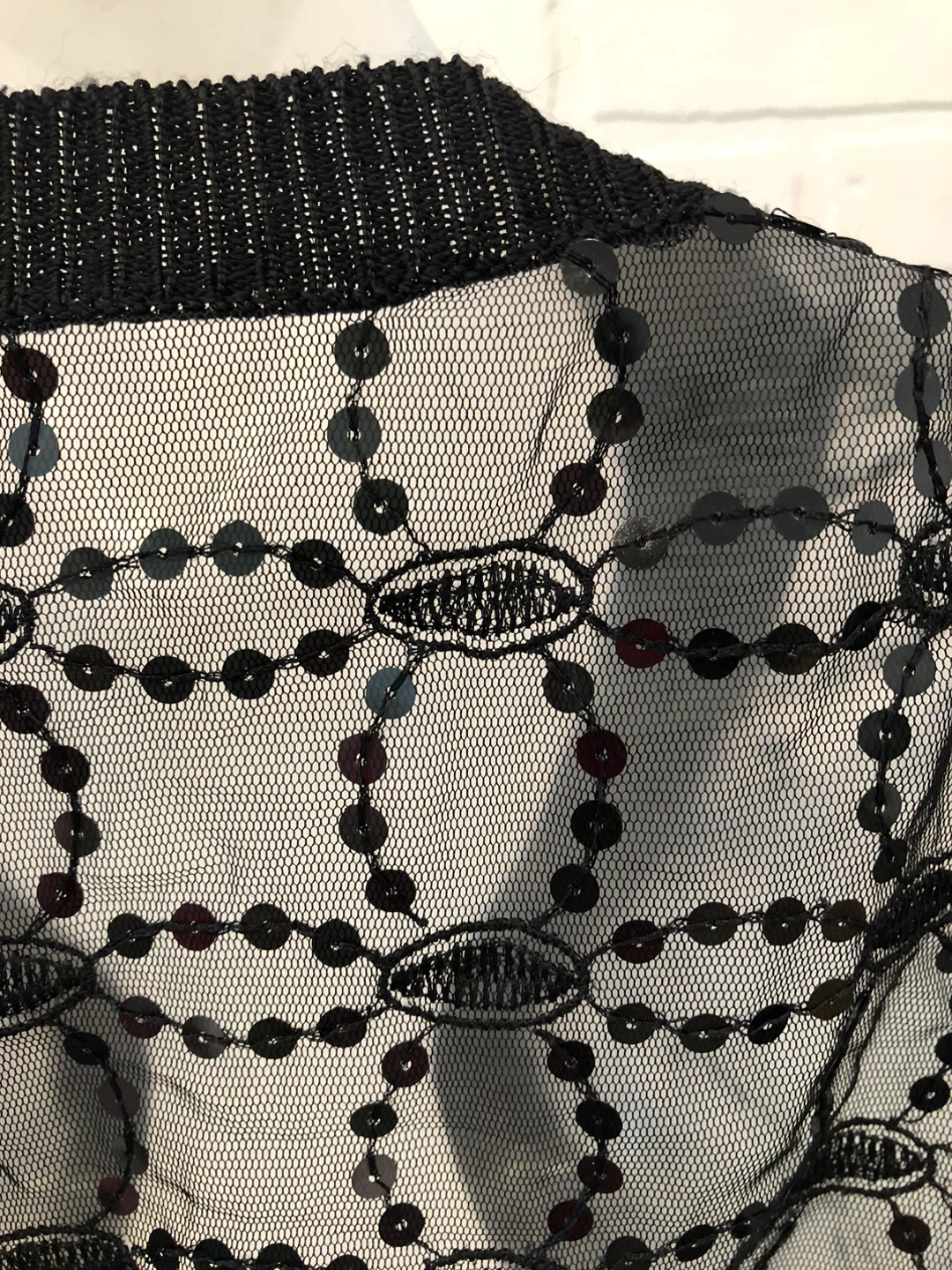 Black Sequin Bolero Shrug - photo 3