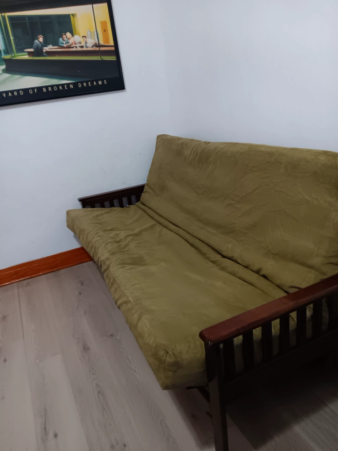Green Futon Sofa Bed - photo 2