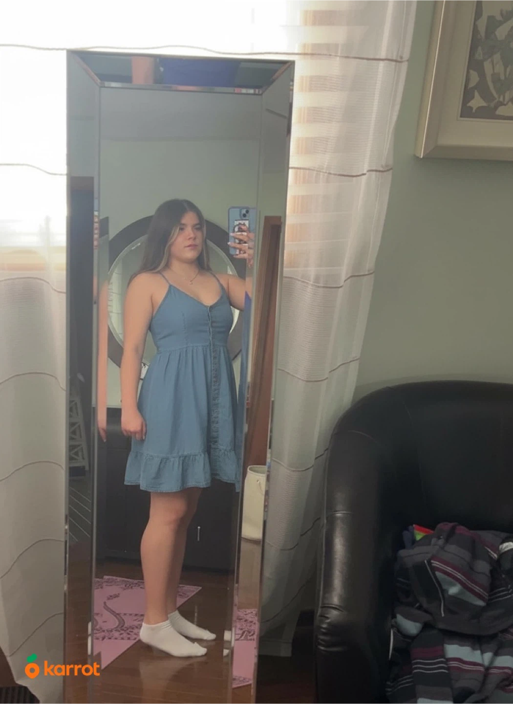 Blue Denim Dress