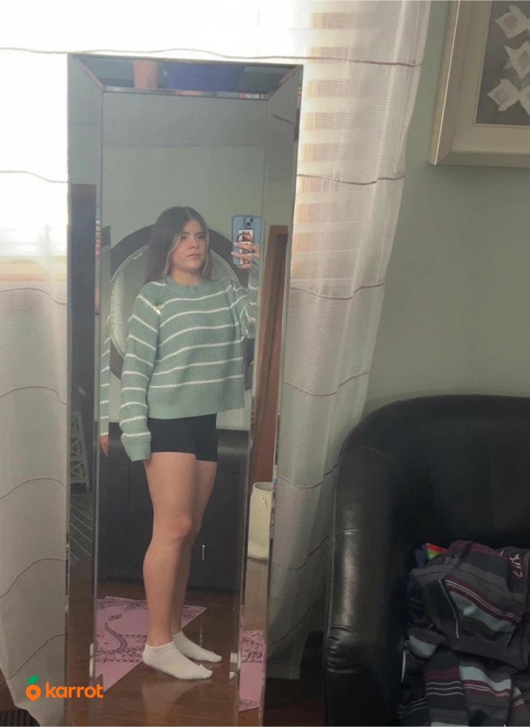 Striped Knit Sweater