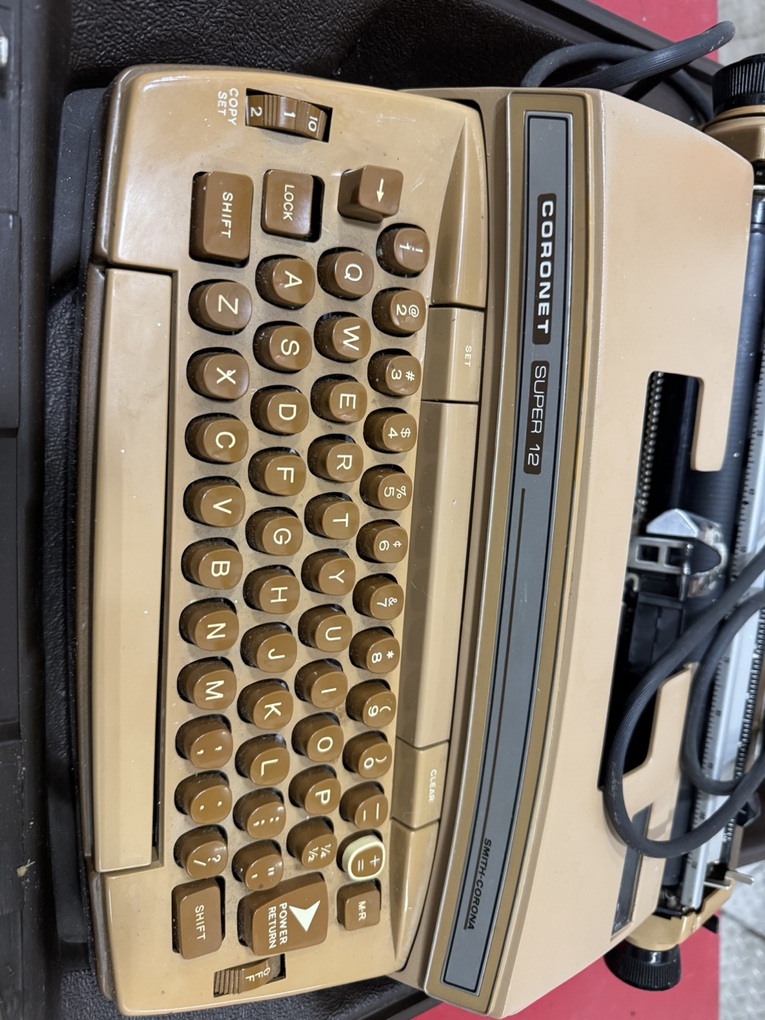 Smith-Corona Coronet Super 12 Typewriter - photo 3