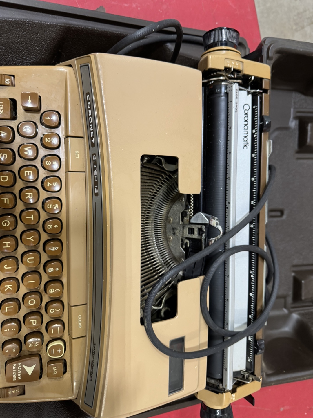 Smith-Corona Coronet Super 12 Typewriter - photo 2
