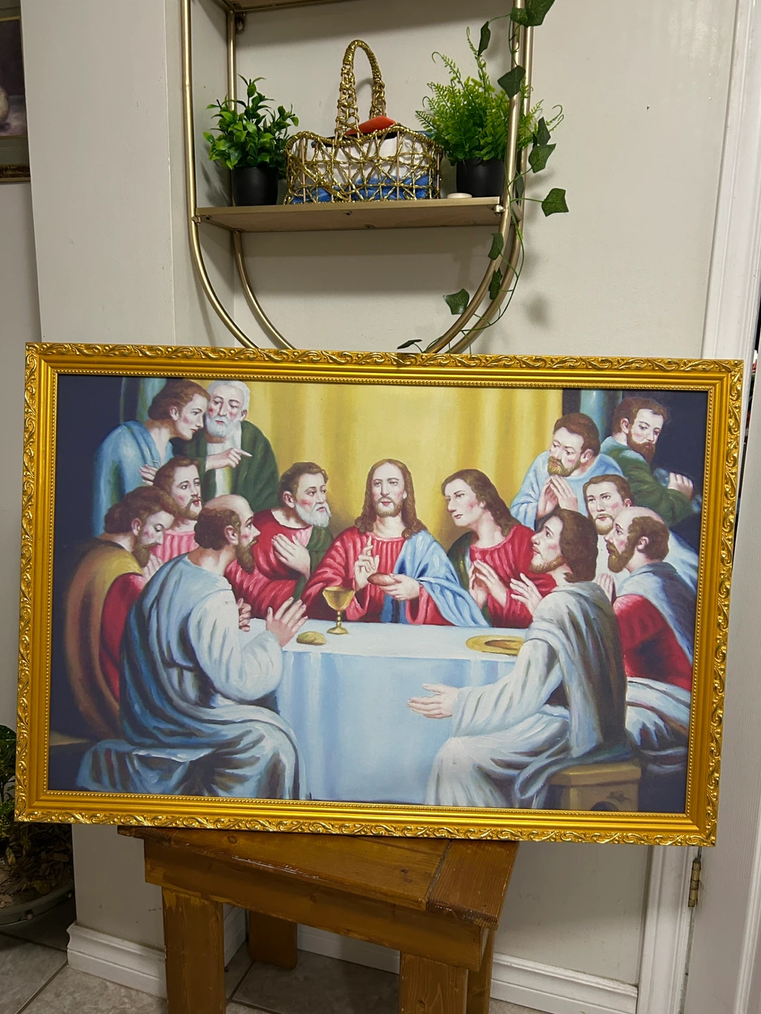 Jesus Christ last supper painting