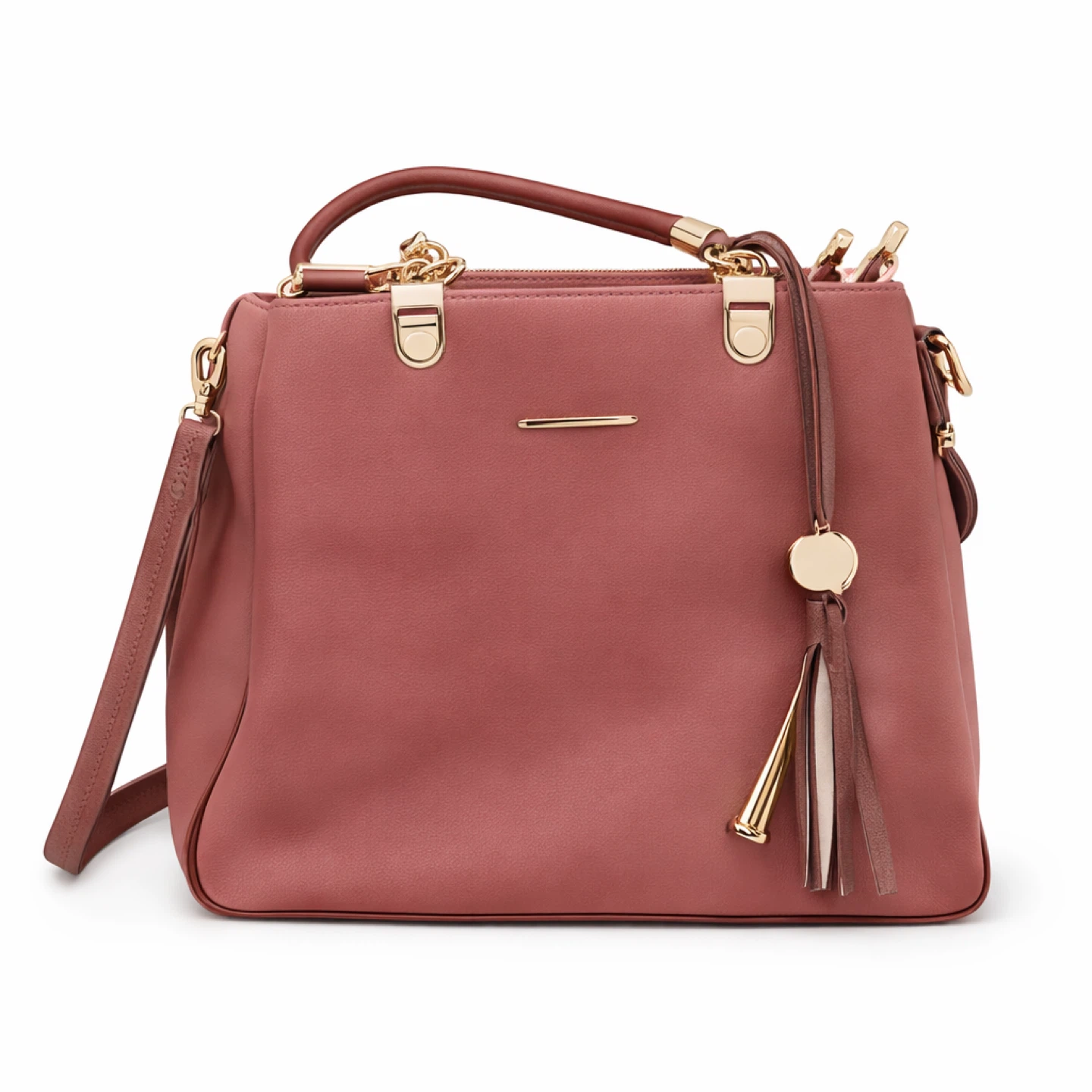 Lady Rose Pink Satchel Bag