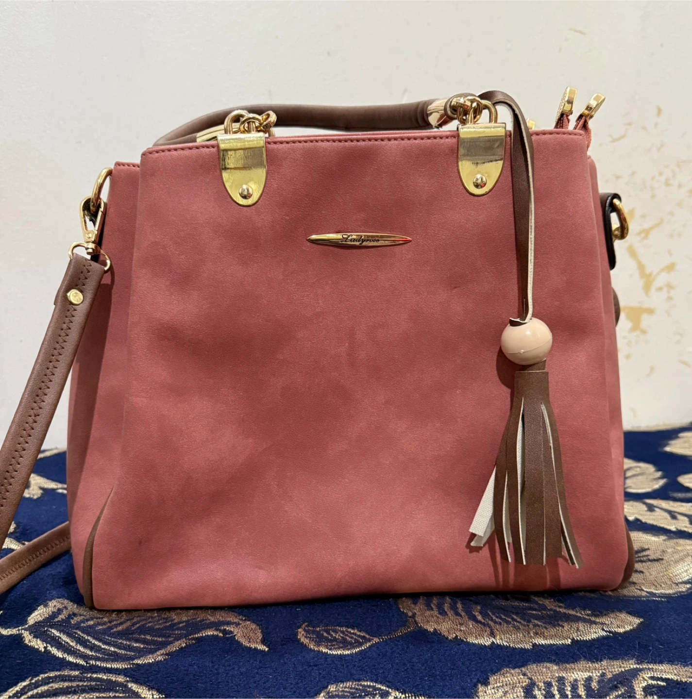 Lady Rose Pink Satchel Bag - photo 3