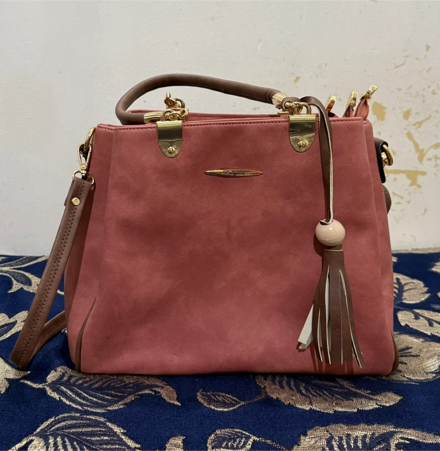 Lady Rose Pink Satchel Bag - photo 2
