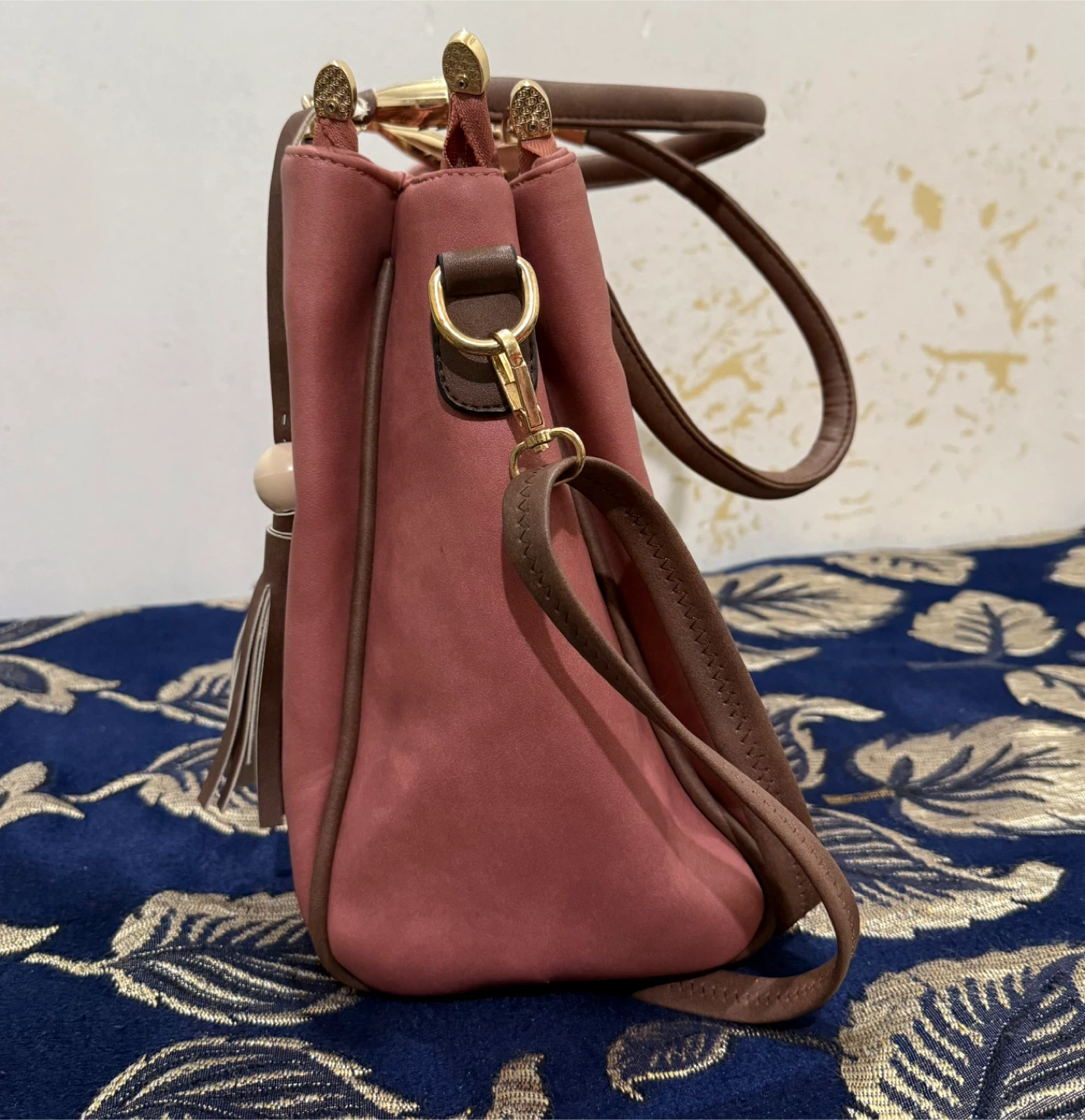 Lady Rose Pink Satchel Bag - photo 4