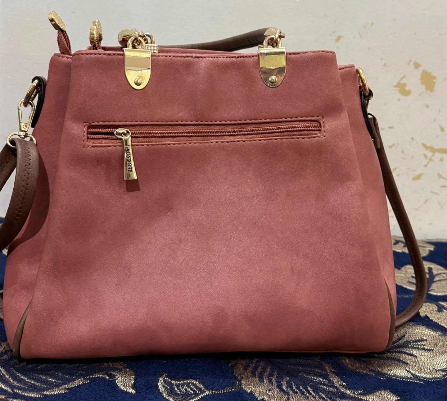 Lady Rose Pink Satchel Bag - photo 5