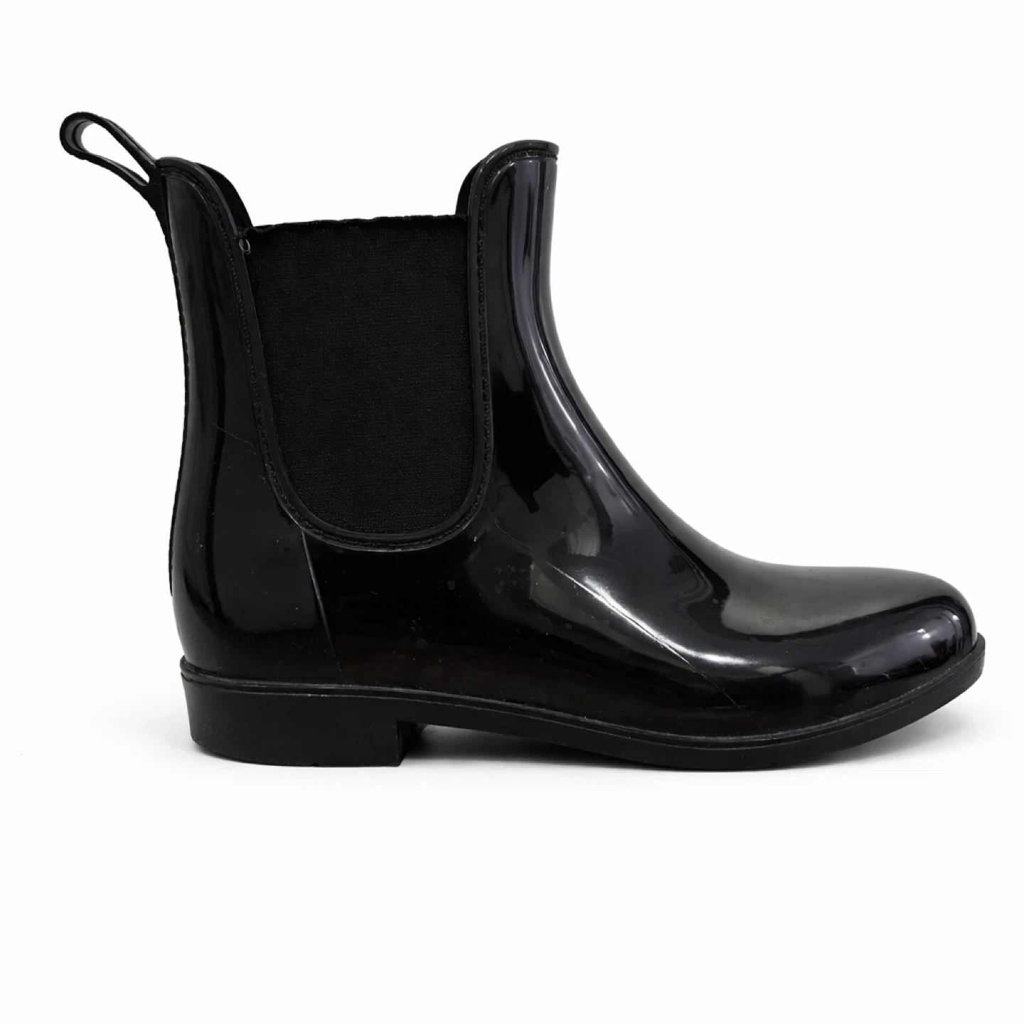 Black Rain Boots - Size 8