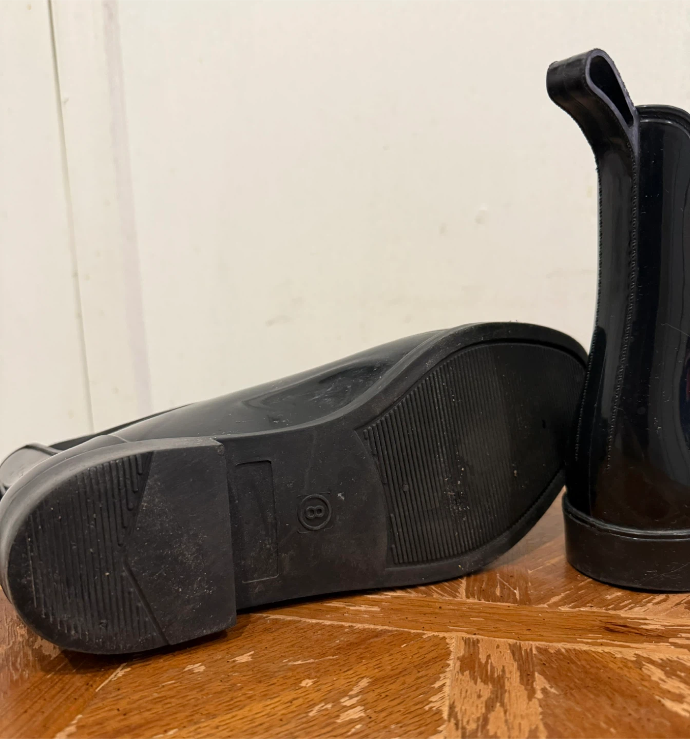 Black Rain Boots - Size 8 - photo 5