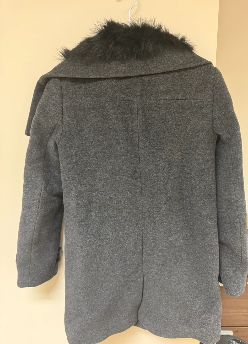 Mackage Wool Coat with Faux Fur Collar – Women’s XS - photo 3