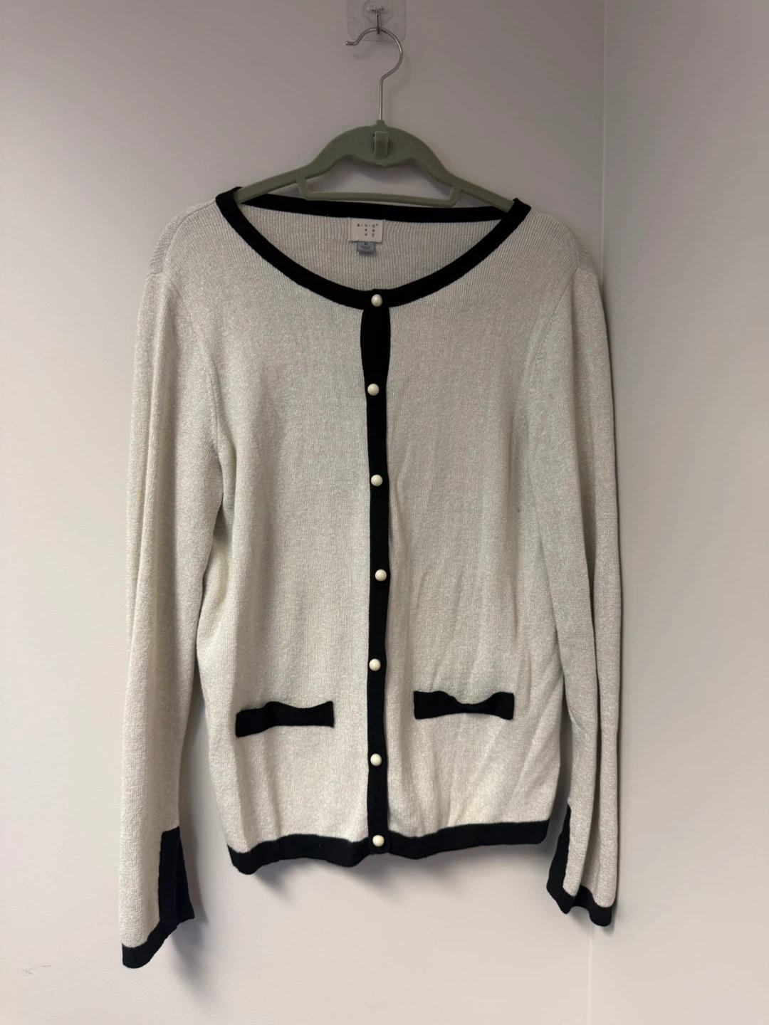 Women’s Shimmer Knit Cardigan – Size M - photo 2