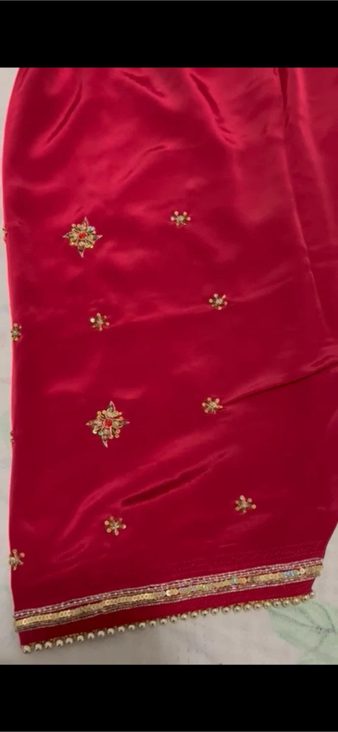 New- high quality work red salwar kameez with duptta(chunni) - photo 5