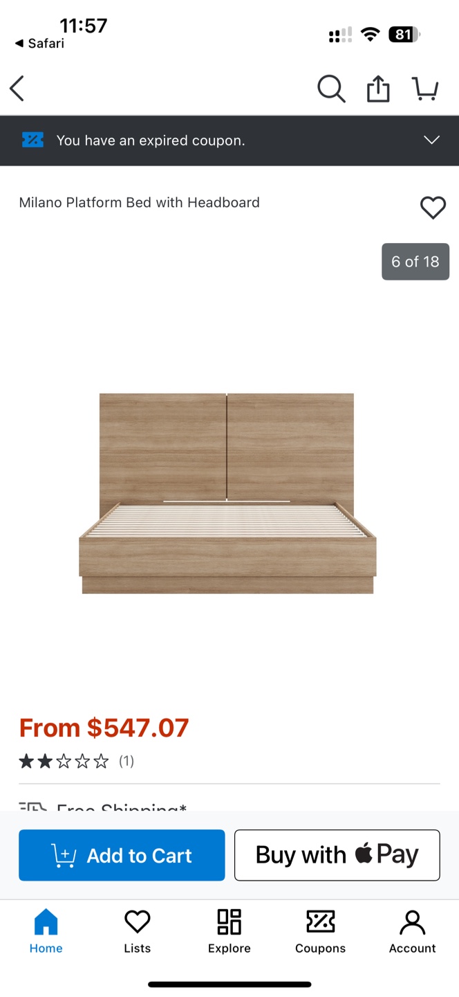 Sealy Mattress & Milano Platform Bed with Headboard - photo 5