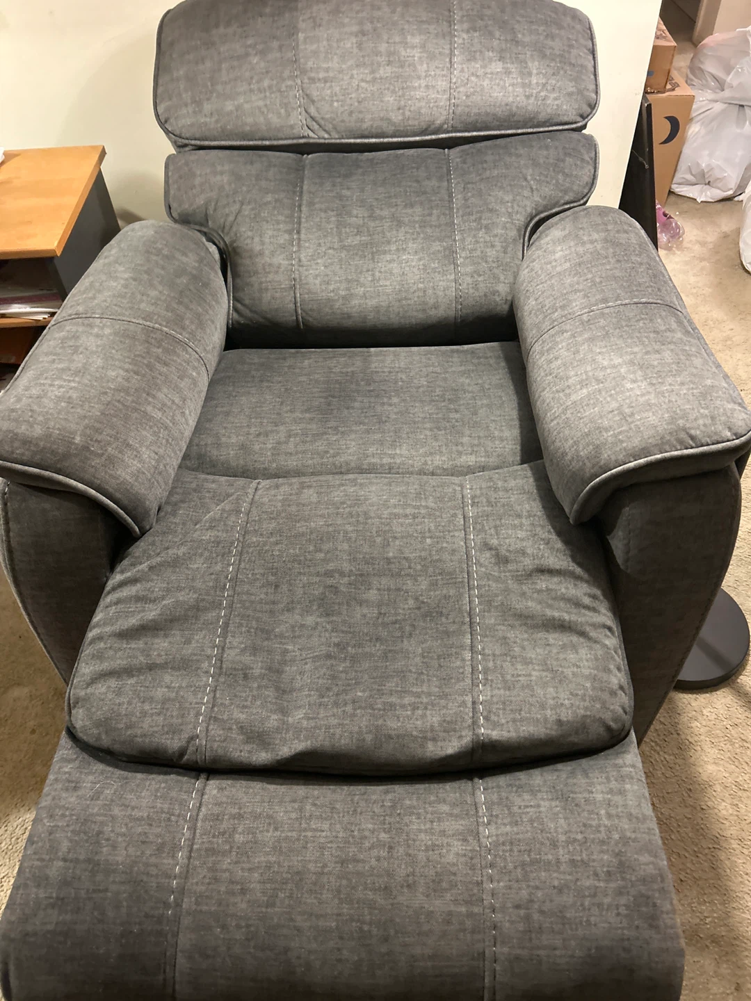 Gray Recliner Chair - photo 2