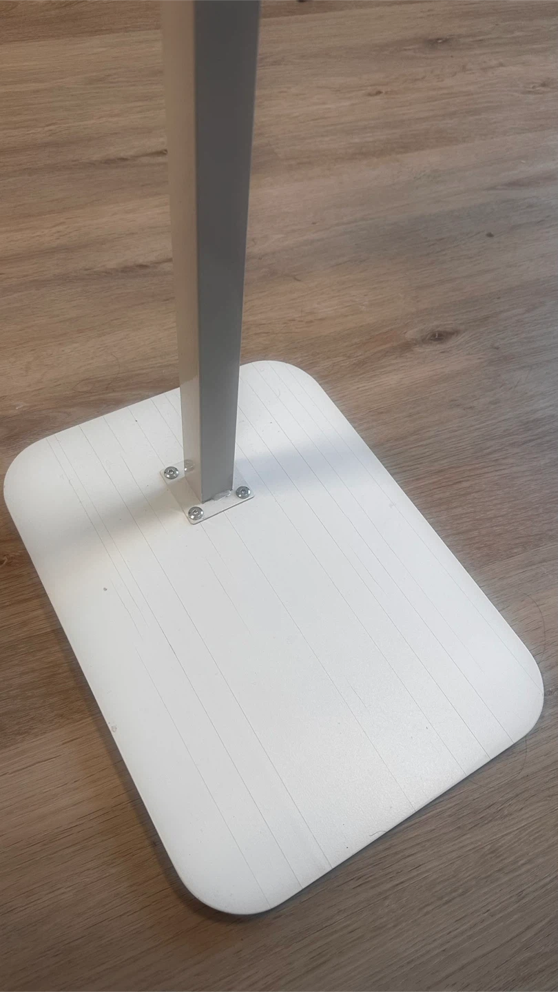 Adjustable Height White Laptop Desk - photo 3