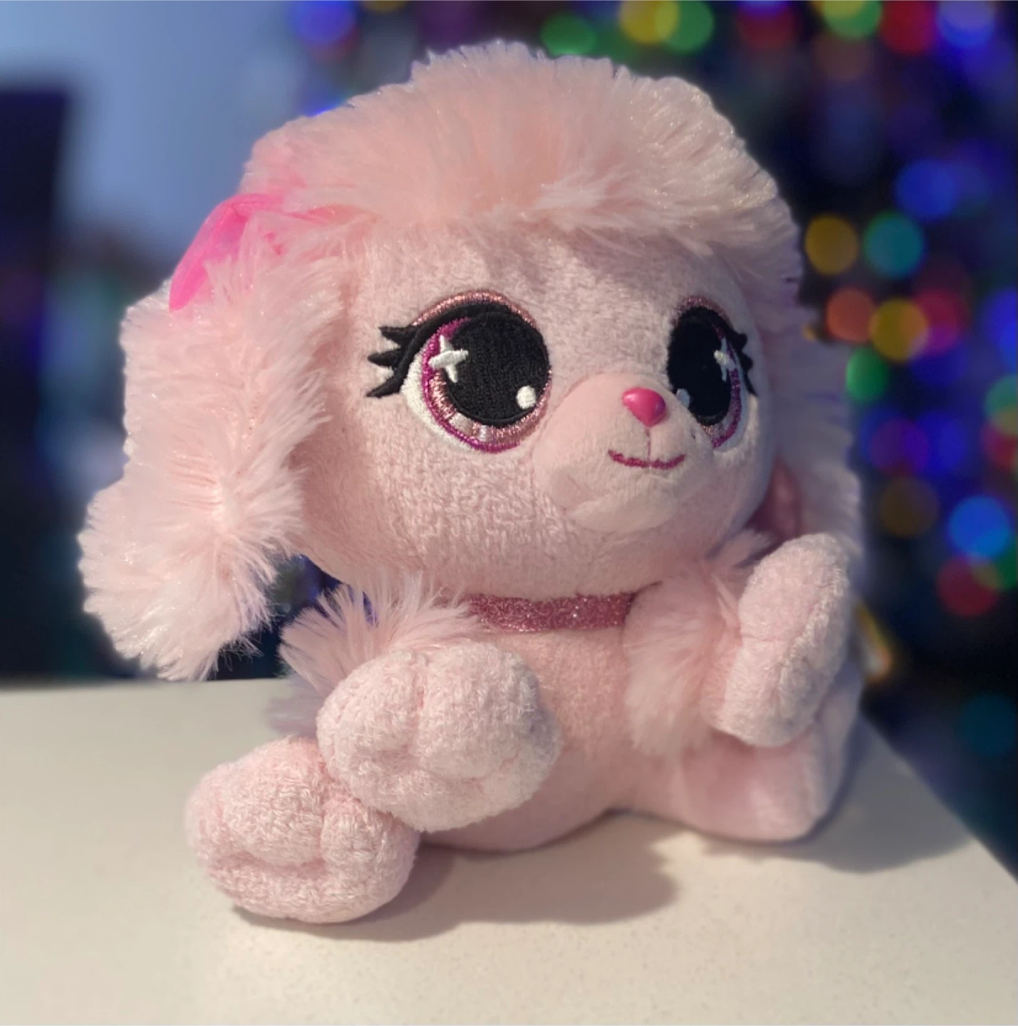 P.Lushes Pets Pink Plush Poodle Toy - New! - photo 2