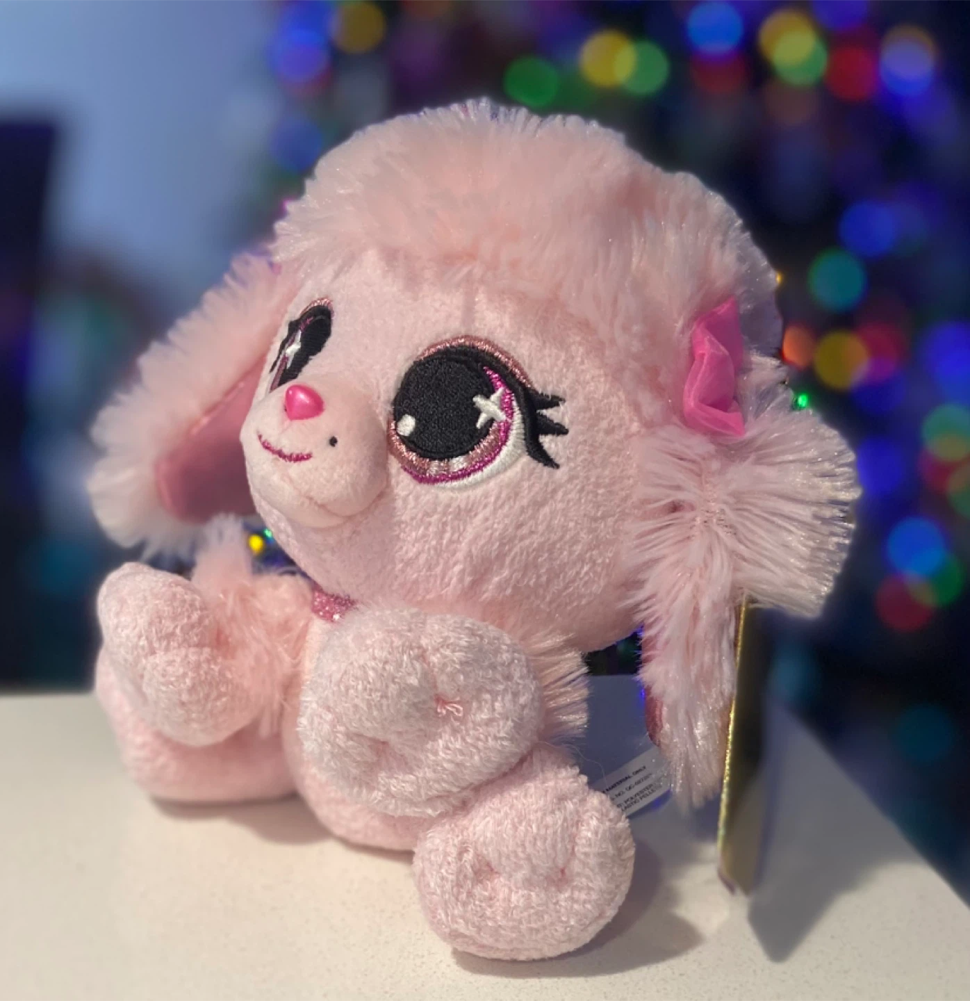 P.Lushes Pets Pink Plush Poodle Toy - New! - photo 3