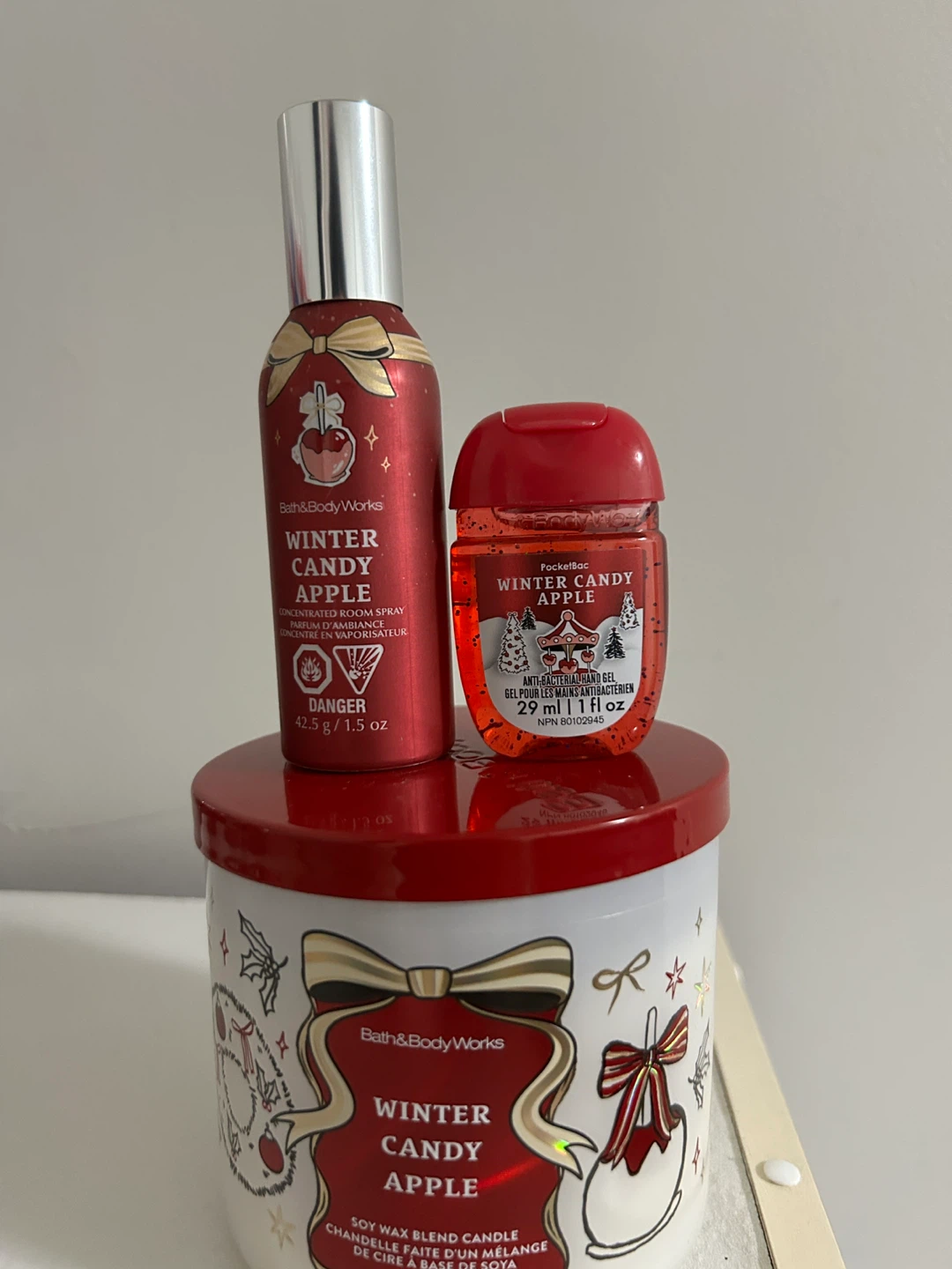 Bath & Body Works Winter Candy Apple Set