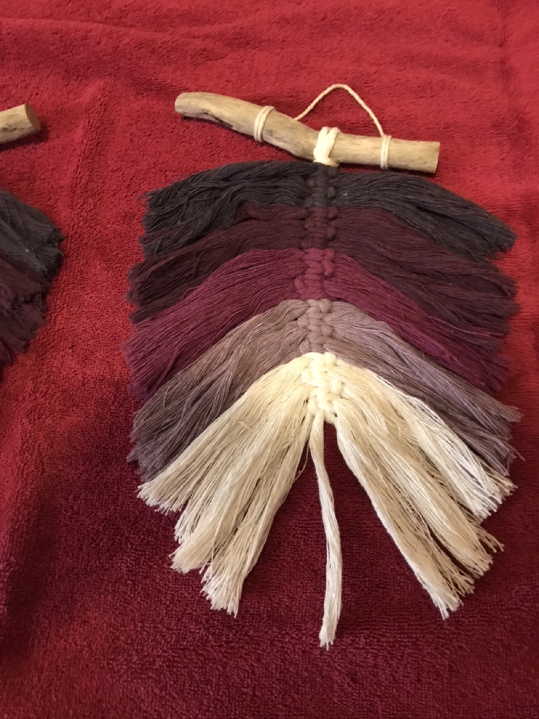 Macrame Feather Wall Hanging / Angel Wings - photo 2