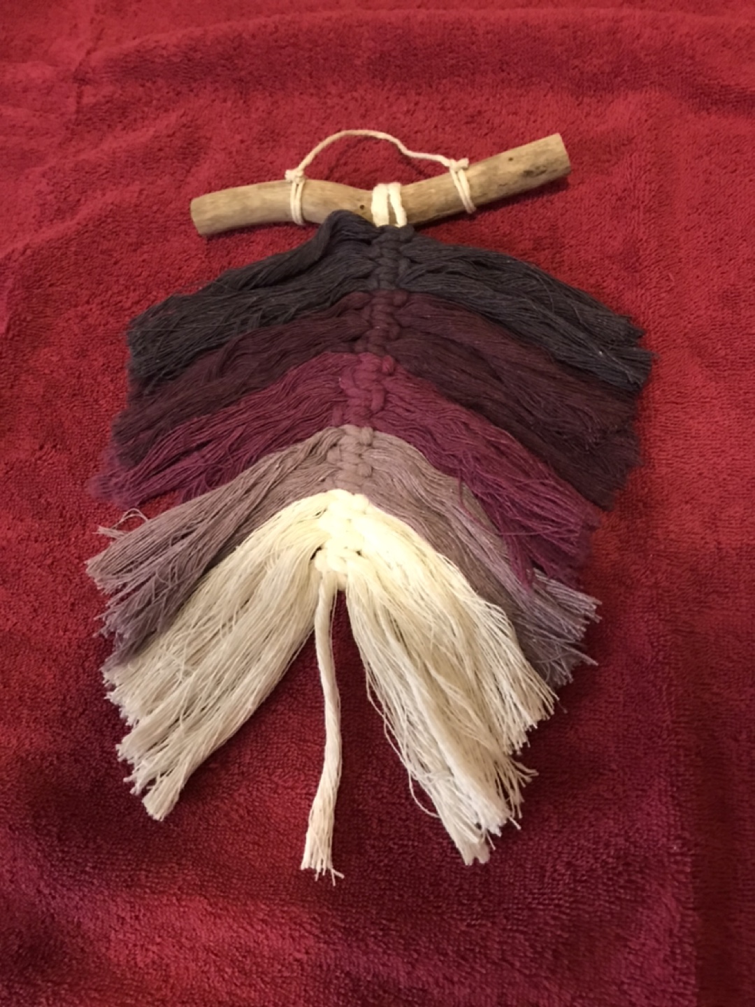 Macrame Feather Wall Hanging / Angel Wings - photo 3