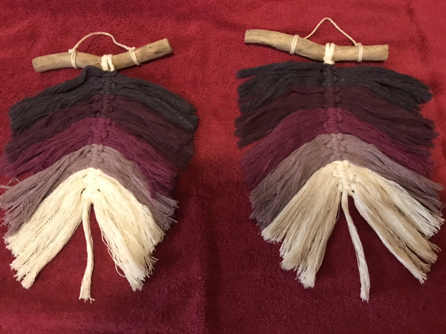 Macrame Feather Wall Hanging / Angel Wings