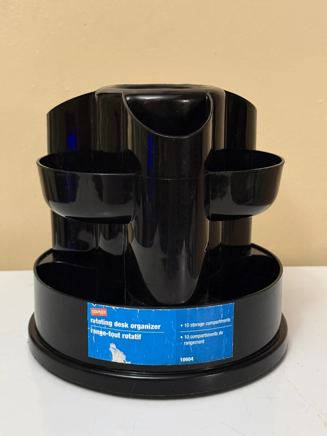 Black Rotating Storage Organizer