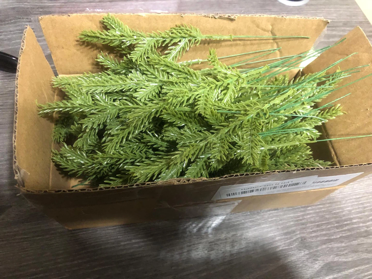 Artificial Pine Needle Stems-50 pcs - photo 4