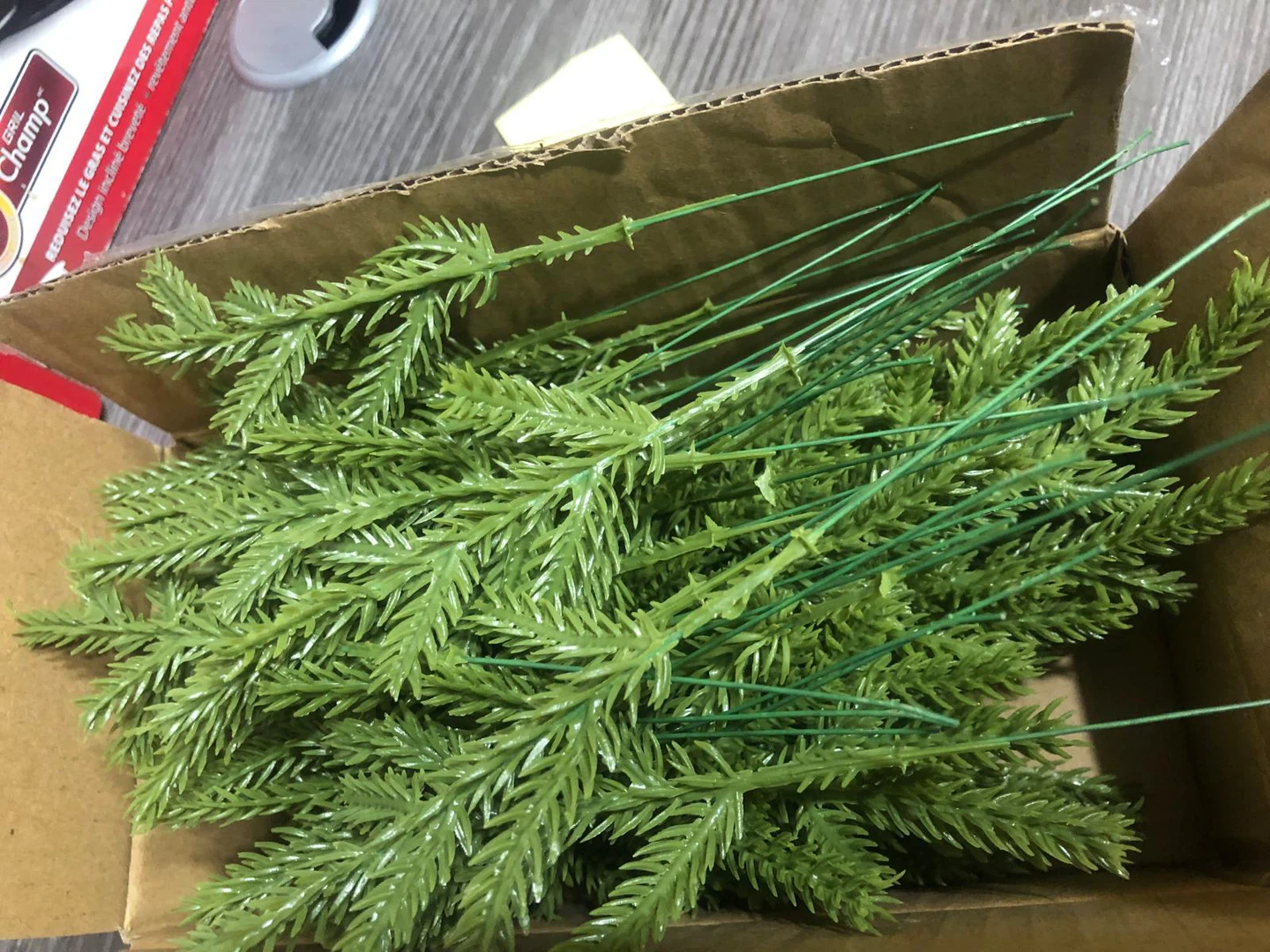 Artificial Pine Needle Stems-50 pcs - photo 3