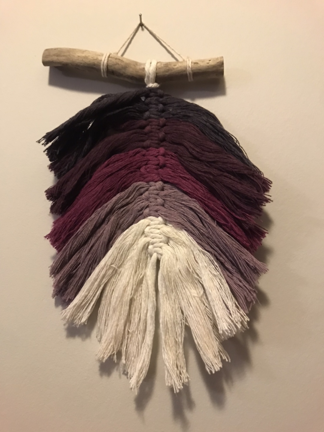 Macrame Feather Wall Hanging / Angel Wings - photo 4