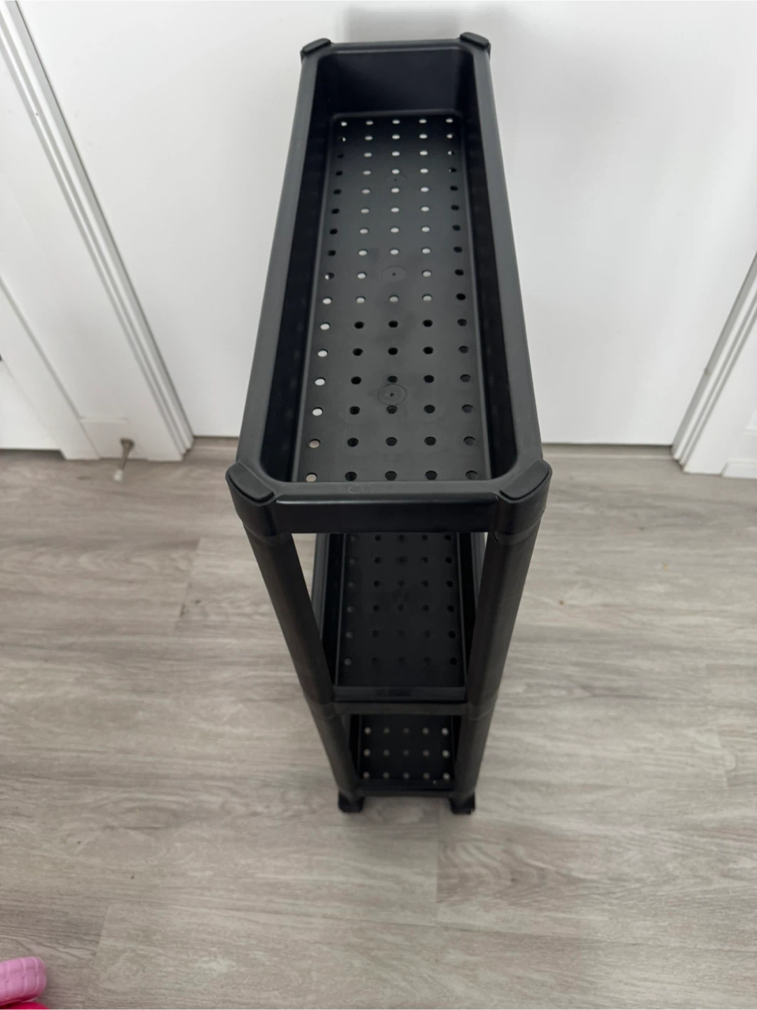 IKEA Black 3-Tier Rolling Cart - photo 3