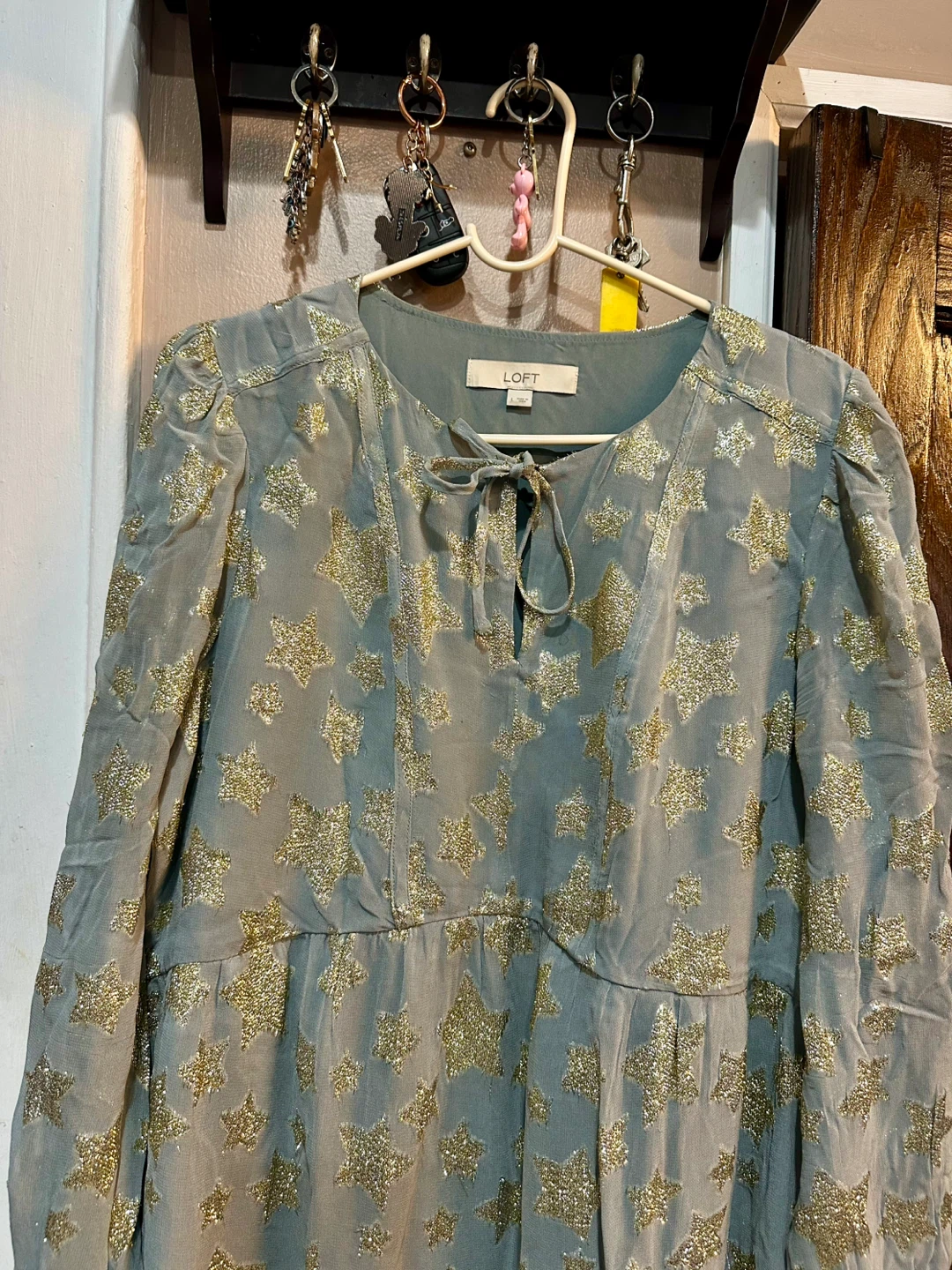 LOFT Dress - Size L - Star Pattern - photo 2