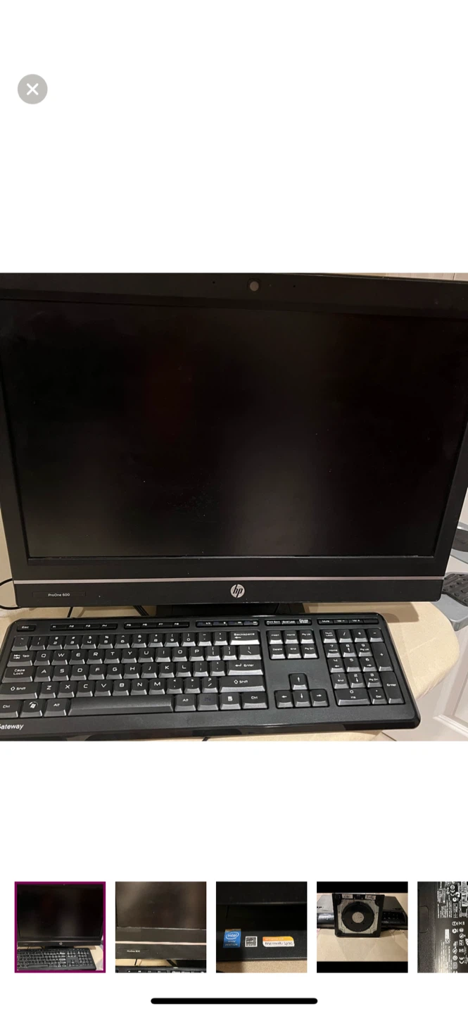 HP ProOne 600 All-in-One Desktop