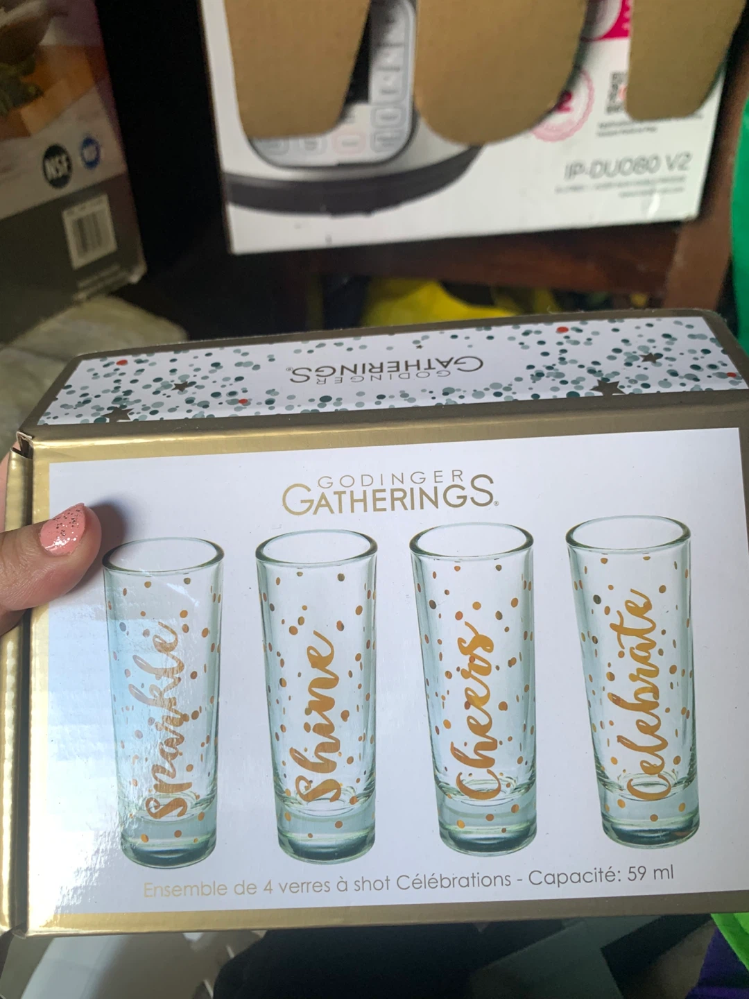 Gatherings Shot Glasses Set - New in Box
