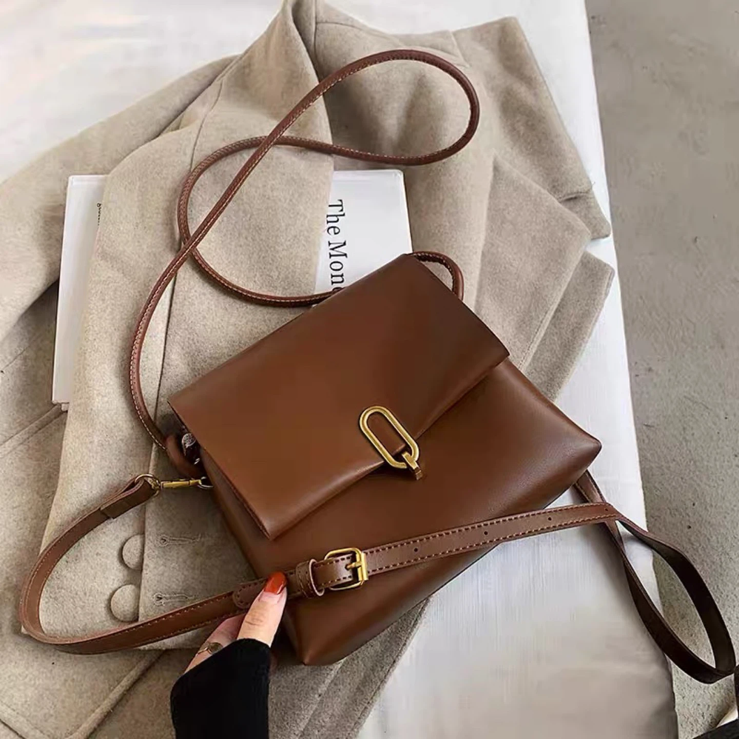New Brown Crossbody Bag