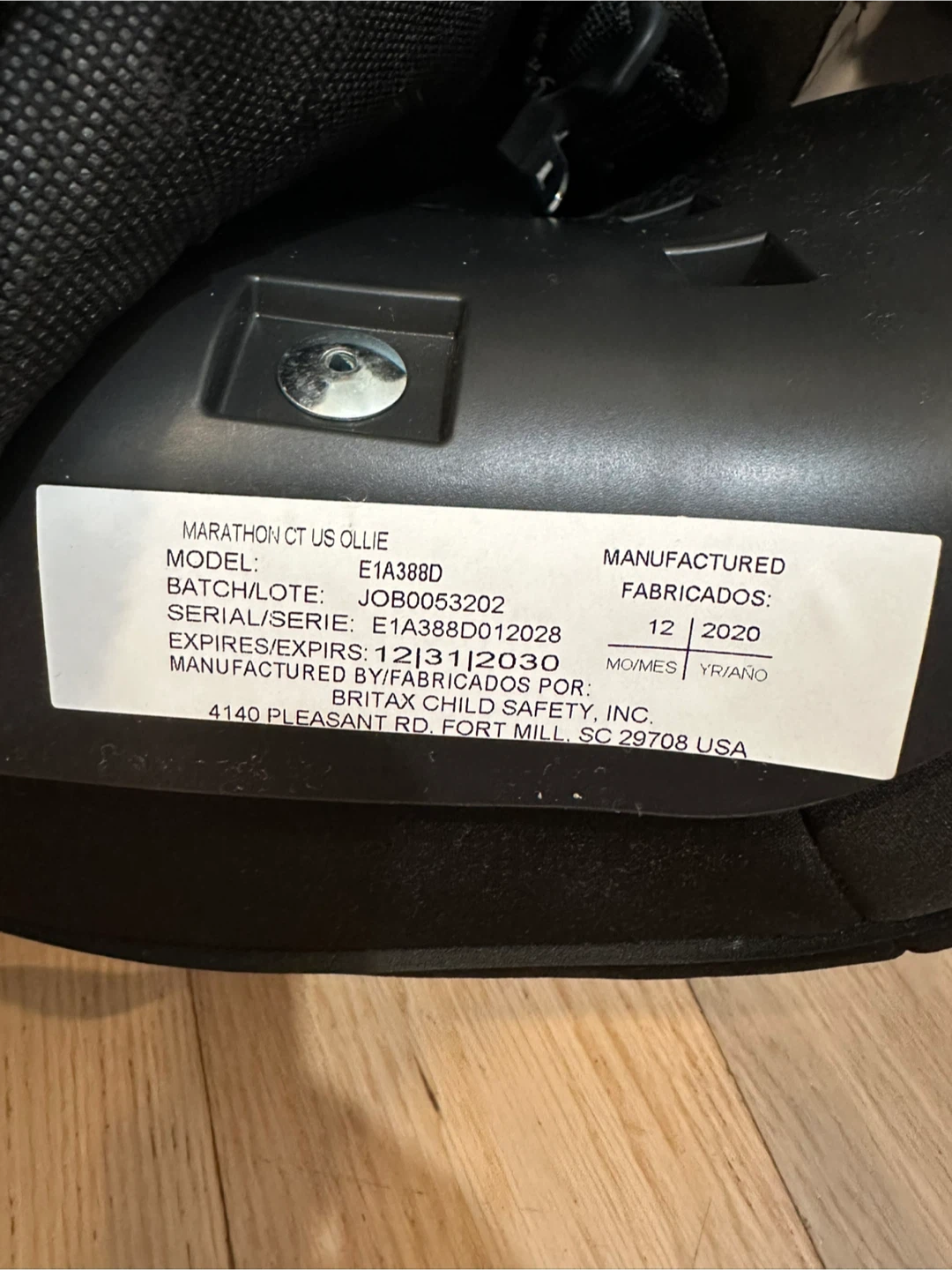 Britax Marathon CT US Ollie Car Seat - photo 5