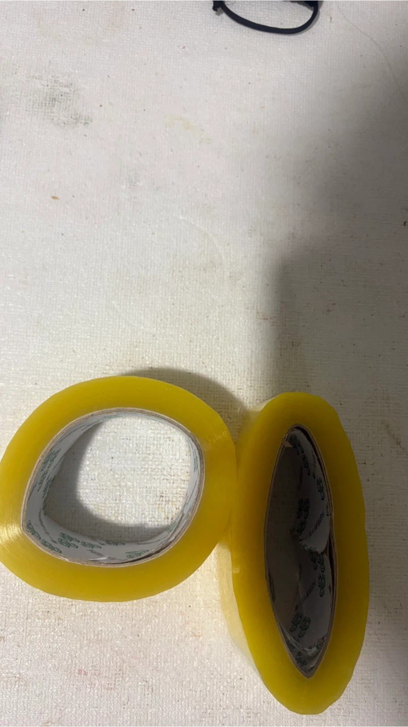 2 high quality yellow tape roll