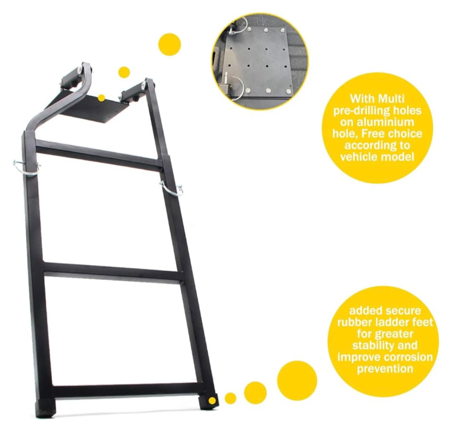 FASTCHE Universal Tailgate Ladder for Pickup Truck - photo 4